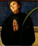 PERUGINO, Pietro Saint Placidus oil painting on canvas